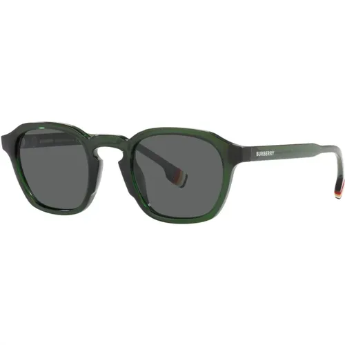 Dark Green/Dark Grey Sunglasses - Burberry - Modalova