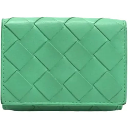 Pre-owned Leather wallets , female, Sizes: ONE SIZE - Bottega Veneta Vintage - Modalova