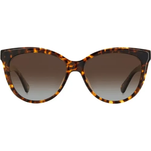 Braune Acetat Sonnenbrille für Frauen - Kate Spade - Modalova