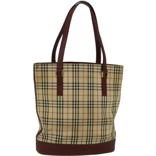 Pre-owned Canvas totes , female, Sizes: ONE SIZE - Burberry Vintage - Modalova