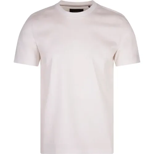 Weißes T-Shirt mit Merzerischem Finish , Herren, Größe: 2XL - Hugo Boss - Modalova