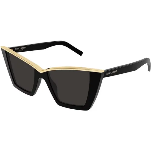 Schwarz Gold Sonnenbrille SL 570 - Saint Laurent - Modalova