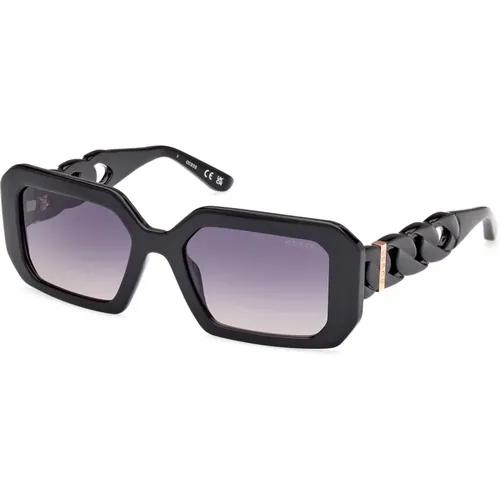 Sunglasses Gu00110 Color 01B , female, Sizes: 54 MM - Guess - Modalova