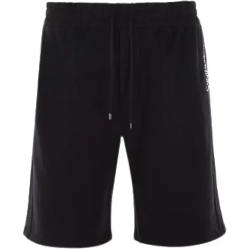Oversized Jogging Shorts with Logo Embroidery , male, Sizes: XL, M, L - Saint Laurent - Modalova
