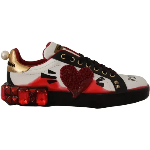 Kristallherz Royal Sneakers - Dolce & Gabbana - Modalova