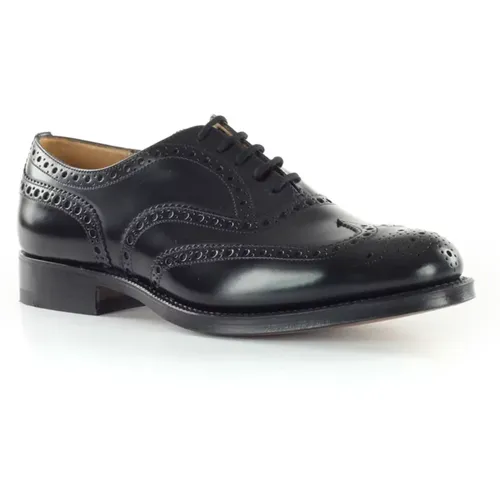 Stylish Oxford Stringata Full Brogue Business Shoes , male, Sizes: 6 1/2 UK, 6 UK, 10 UK, 11 UK - Church's - Modalova