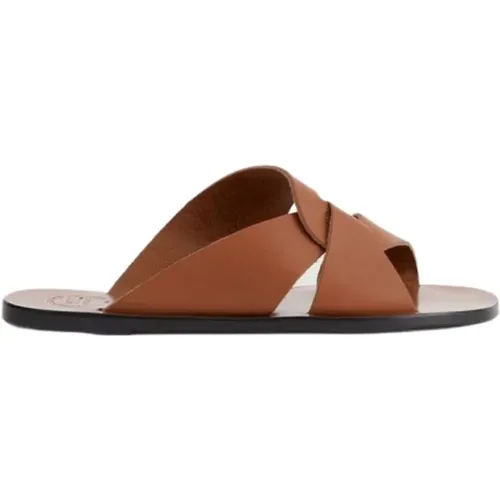 Flat leather sandals Allai , female, Sizes: 3 UK, 8 UK, 4 UK, 6 UK, 5 UK, 7 UK - ATP Atelier - Modalova