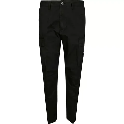 Regular Tapered Pants , male, Sizes: W30, W31, W34, W33 - Stone Island - Modalova