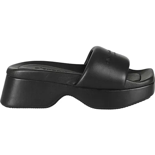 Stilvolle Slide-Sandalen , Damen, Größe: 37 EU - alexander wang - Modalova