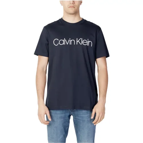 Cotton Logo T-Shirt , male, Sizes: XL, L, M - Calvin Klein - Modalova