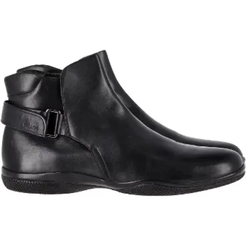 Pre-owned Leather boots , male, Sizes: 7 UK - Prada Vintage - Modalova