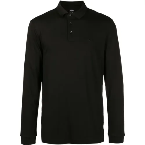 Baumwoll-Poloshirt mit 3 Knöpfen - Hugo Boss - Modalova