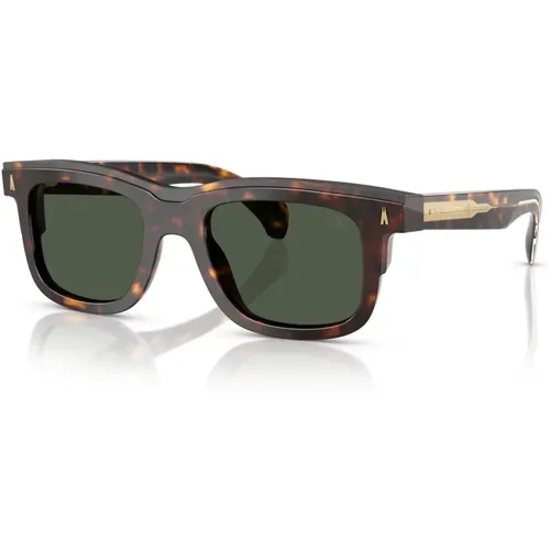 Stylish Sunglasses in Havana/Green , unisex, Sizes: 51 MM - Moncler - Modalova