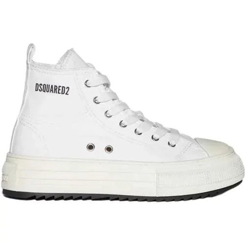 Stylische Sneakers für Männer und Frauen , Damen, Größe: 38 EU - Dsquared2 - Modalova