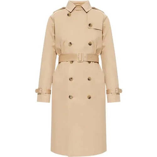 Baumwoll-Trenchcoat , Damen, Größe: S - A.P.C. - Modalova