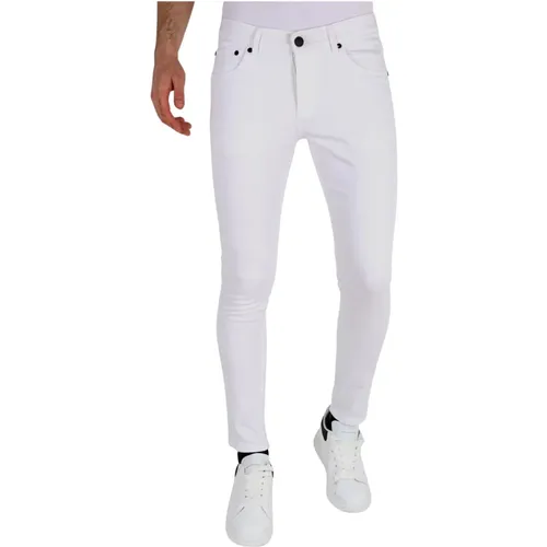 Neat Slim Fit Jeans mit Stretch für Männer , Herren, Größe: W29 - Local Fanatic - Modalova