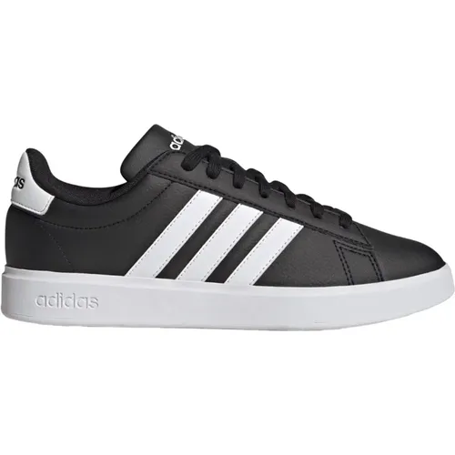 Schwarze Sneakers Cloudfoam Komfort Stil , Herren, Größe: 44 1/2 EU - Adidas - Modalova