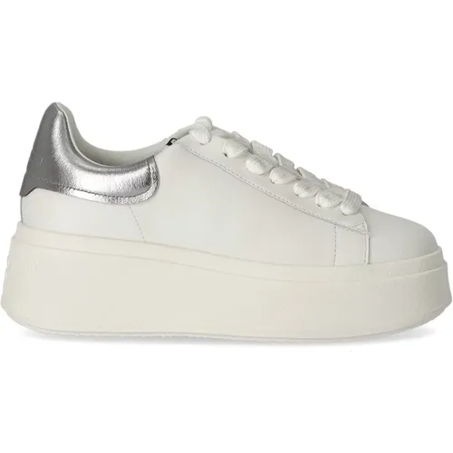 Moby Silver Sneaker , female, Sizes: 5 UK - Ash - Modalova