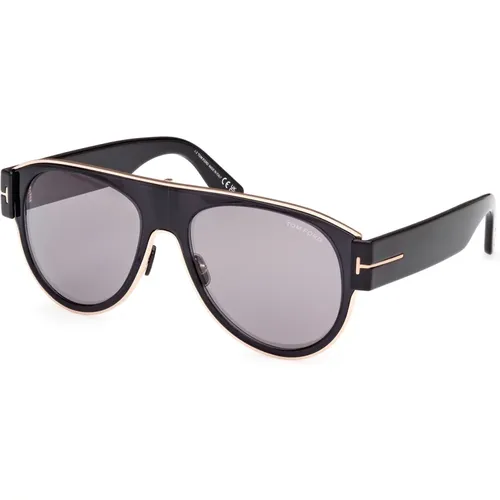 Mutige quadratische Sonnenbrillenkollektion , unisex, Größe: 58 MM - Tom Ford - Modalova