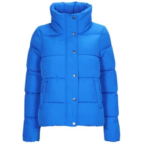 Stylische Steppjacke in Blau , Damen, Größe: L - Only - Modalova