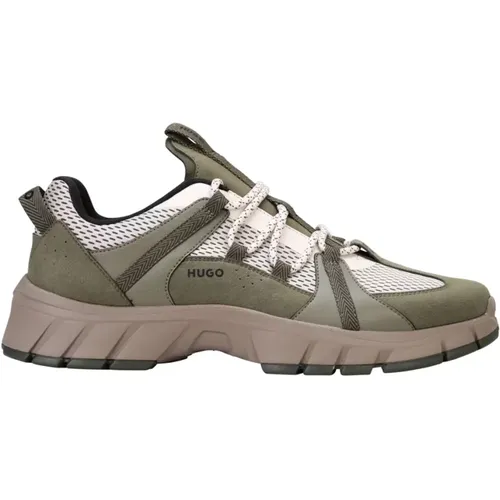 Dunkelbeige Runner Sneakers - Hugo Boss - Modalova