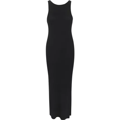 Reversible Long Dress with Side Slit , female, Sizes: XL - Gestuz - Modalova