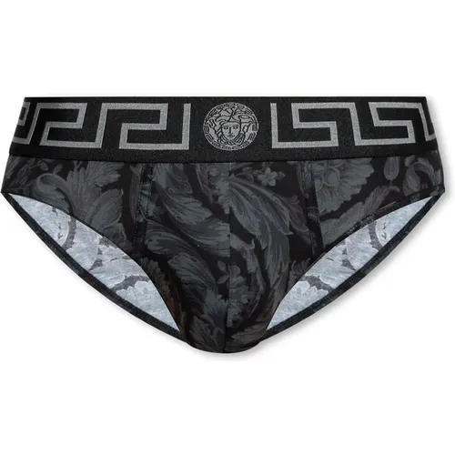 Cotton briefs , male, Sizes: L, XL - Versace - Modalova