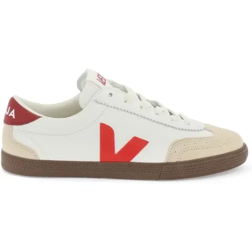 Volleyball Sneakers O.t. Leather Suede , male, Sizes: 3 UK, 6 UK - Veja - Modalova