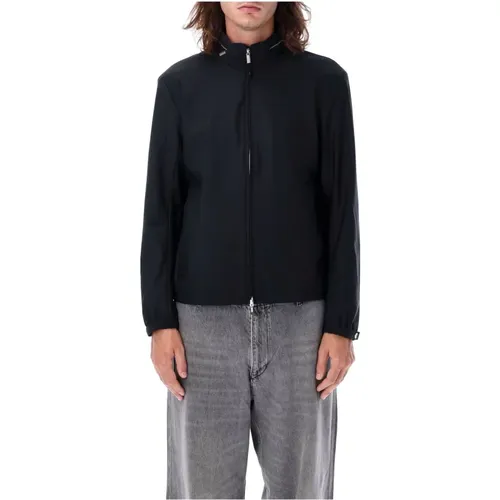 Zip-Up Jacket Outerwear Aw24 , male, Sizes: M, XL, L, S - Emporio Armani - Modalova