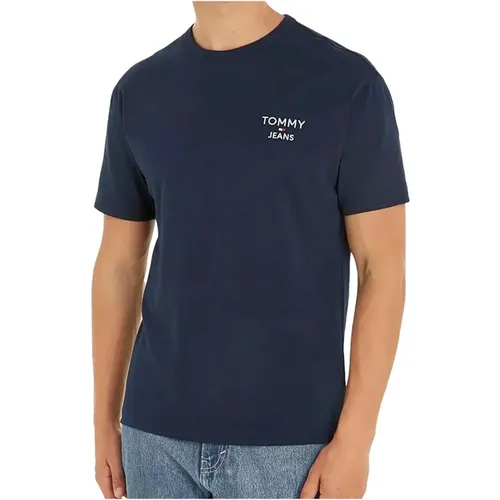 T-Shirt Tjm Reg Corp Tee Ext , Herren, Größe: L - Tommy Jeans - Modalova