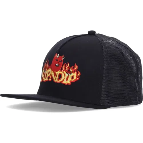 Teufelsarbeit Trucker Hat Schwarze Kappe - Ripndip - Modalova