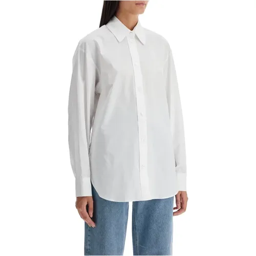 Relaxed Cotton Poplin Shirt , female, Sizes: 2XS, S, XS - Isabel marant - Modalova