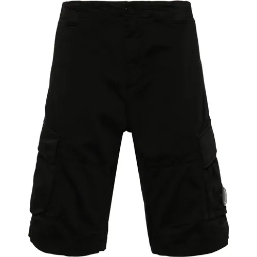 Logo Shorts , male, Sizes: XL, S, L - C.P. Company - Modalova