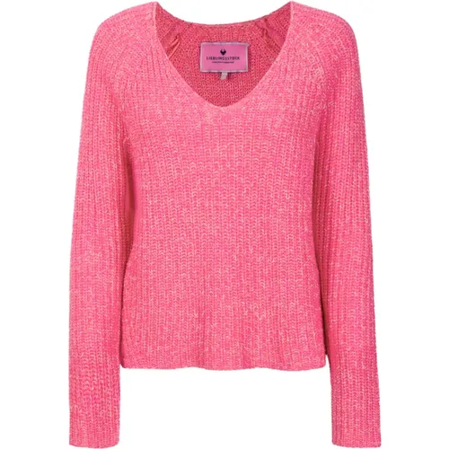 Lieblingsstück, Raglan V-Ausschnitt Pullover , Damen, Größe: 3XL - LIEBLINGSSTÜCK - Modalova