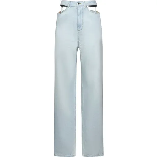 Denim High Waist Jeans , female, Sizes: 2XS, XS, 3XS, S - Maison Margiela - Modalova