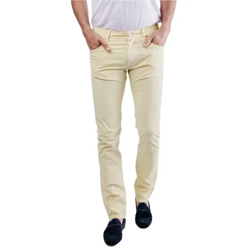 Slim Fit Trousers , male, Sizes: W32, W30, W33, W37, W38, W34 - Jacob Cohën - Modalova