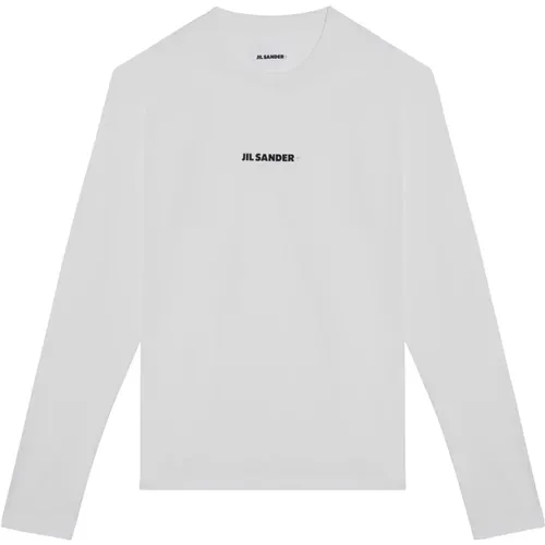 Langarm Rundhals T-Shirt Jil Sander - Jil Sander - Modalova