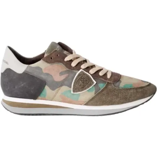 Camo Trpx Sneakers , male, Sizes: 11 UK - Philippe Model - Modalova