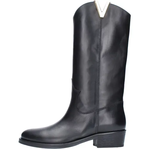 Stiefel Schwarz , Damen, Größe: 38 EU - Via Roma 15 - Modalova