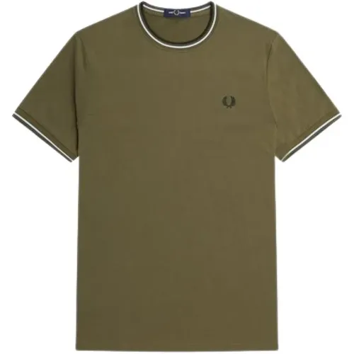 Classic Twin Tipped T-shirt for Men , male, Sizes: XL, XS, S - Fred Perry - Modalova