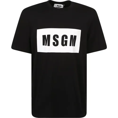 T-Shirts , Herren, Größe: M - MSGM - Modalova