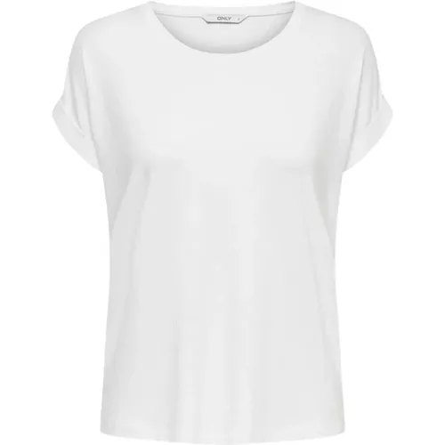 Klassisches T-Shirt , Damen, Größe: XS - Only - Modalova