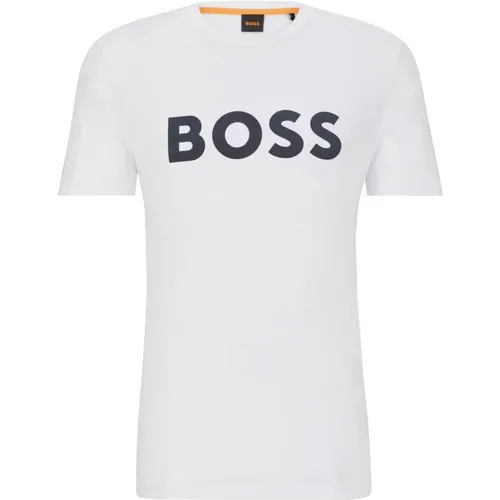 T-Shirts , Herren, Größe: L - Hugo Boss - Modalova