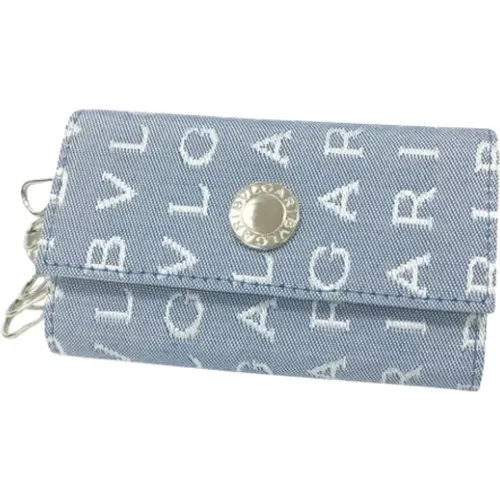 Pre-owned Canvas key-holders , female, Sizes: ONE SIZE - Bvlgari Vintage - Modalova