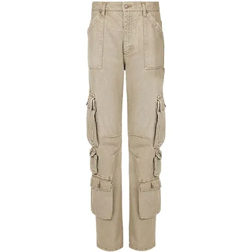 Designer Denim Cargo Pants , female, Sizes: S - Dolce & Gabbana - Modalova