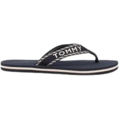 Webbing Sandalen , Damen, Größe: 36 EU - Tommy Hilfiger - Modalova