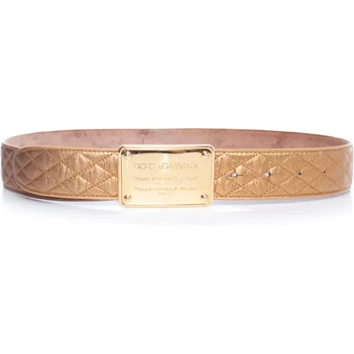 Leather belt - Dolce & Gabbana Pre-owned - Modalova