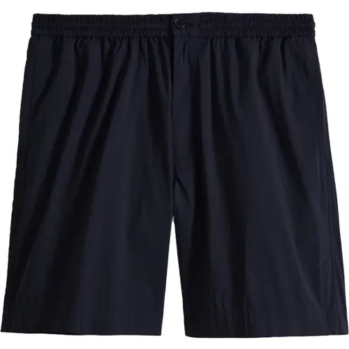 Blaue Baumwoll-Nylon-Bermuda-Shorts , Herren, Größe: M - Aspesi - Modalova