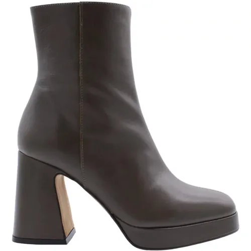 Heeled Boots , female, Sizes: 5 UK, 7 UK, 4 UK, 8 UK - Angel Alarcon - Modalova