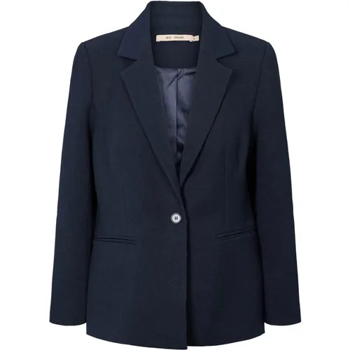 Stilvolle Melina Blazer in Dunkelblau , Damen, Größe: S - RUE de FEMME - Modalova